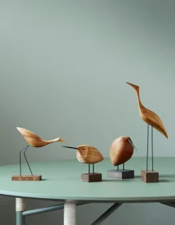 Warm Nordic Beak Bird, Awake Snipe, oak