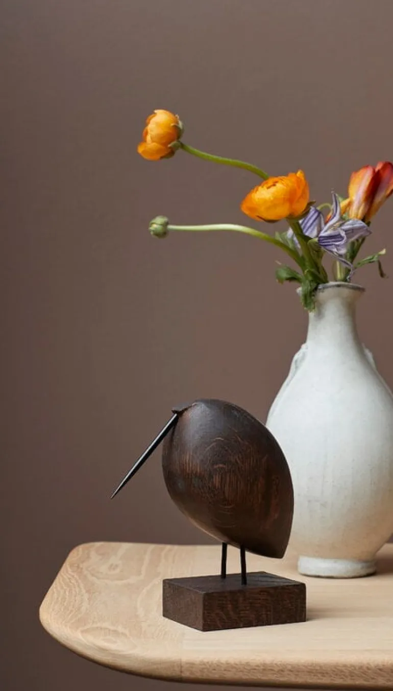 Warm Nordic Beak Bird, Lazy Snipe, smoked oak