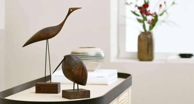 Warm Nordic Beak Bird, Lazy Snipe, smoked oak