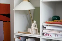 Warm Nordic Brass Top table lamp, warm white