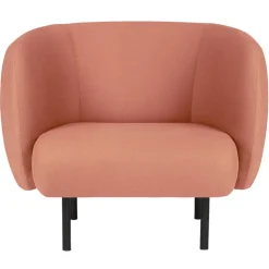 Warm Nordic Cape lounge chair, blush