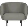 Warm Nordic Cape lounge chair, warm grey