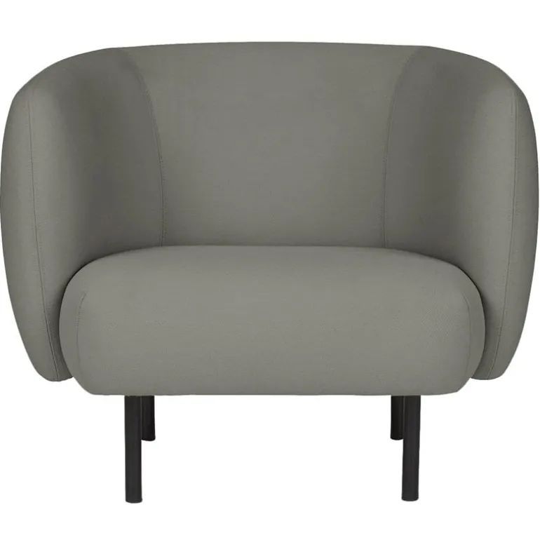 Warm Nordic Cape lounge chair, warm grey