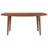 Warm Nordic Evermore dining table, 160 cm, incl. 2 extensions, teak oiled oak