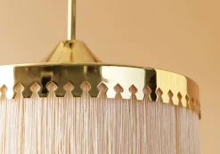 Warm Nordic Fringe pendant 30 cm, cream white
