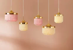 Warm Nordic Fringe pendant 30 cm, cream white