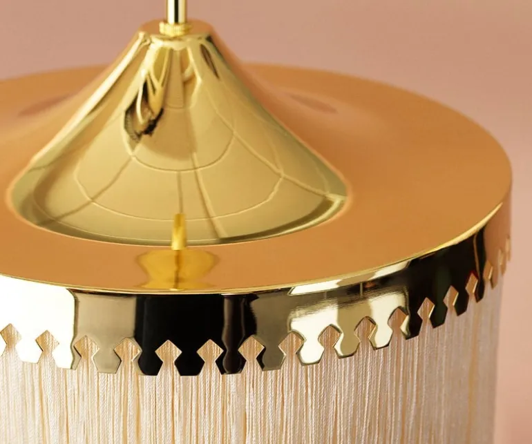 Warm Nordic Fringe pendant 20 cm, cream white