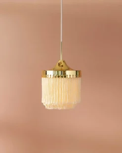 Warm Nordic Fringe pendant 20 cm, cream white