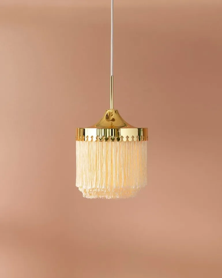 Warm Nordic Fringe pendant 20 cm, cream white