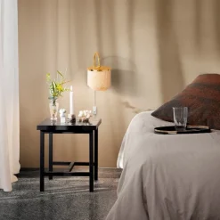 Warm Nordic Fringe table lamp, cream white