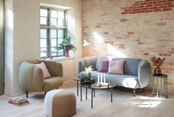 Warm Nordic From Above side table, 52 cm, grey - black