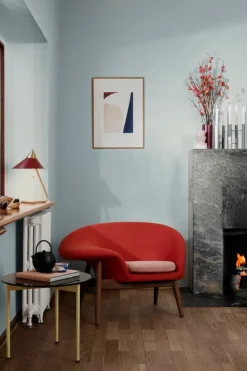 Warm Nordic From Above side table, 52 cm, brown - yellow