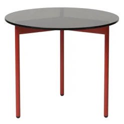 Warm Nordic From Above side table, 52 cm, brown - red