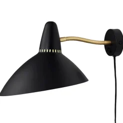 Warm Nordic Lightsome wall lamp, black