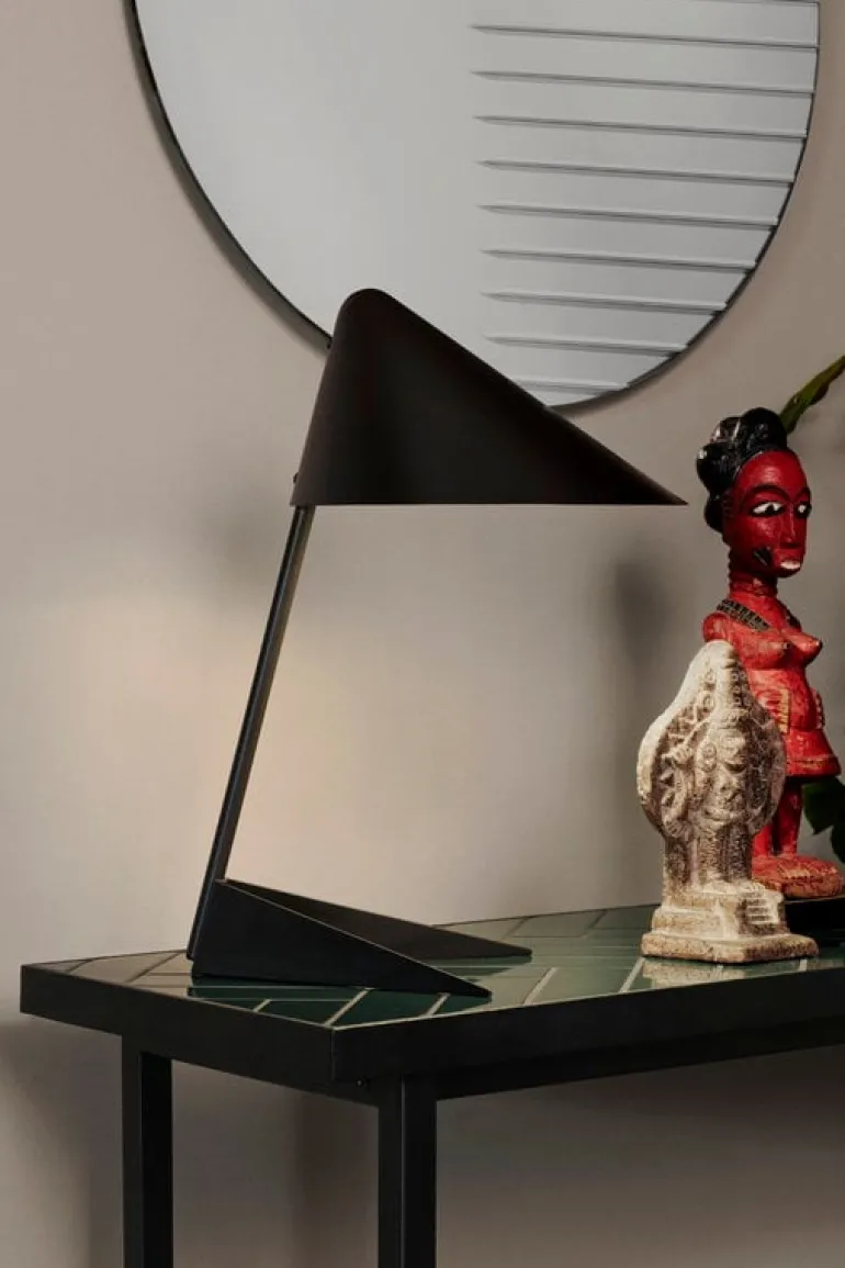 Warm Nordic Masquerade mirror, round