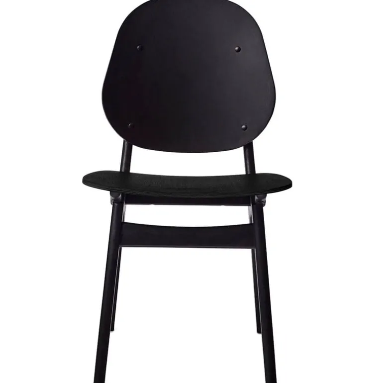 Warm Nordic Noble chair, black lacquered beech