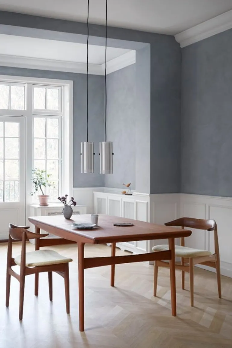 Warm Nordic Trombone Cylinder pendant, aluminium