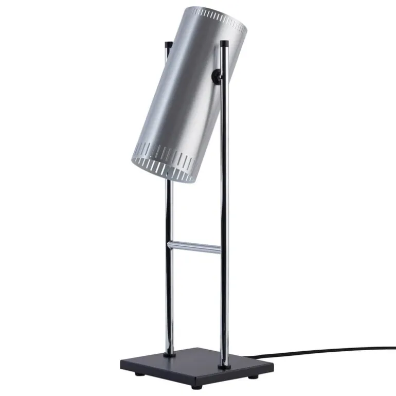 Warm Nordic Trombone table lamp, aluminium