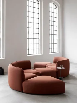 Wendelbo Calibre side table, high, black - Nero Marquina marble