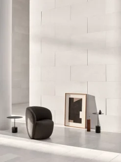 Wendelbo Calibre side table, high, black - Nero Marquina marble