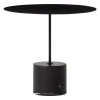 Wendelbo Calibre side table, low, black - Nero Marquina marble