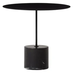 Wendelbo Calibre side table, low, black - Nero Marquina marble