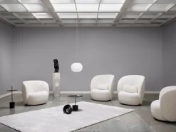 Wendelbo Calibre side table, low, black - Nero Marquina marble