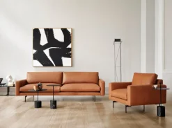 Wendelbo Calibre side table w. handle, high, black - Nero Marquina marble