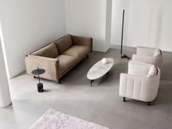 Wendelbo Calibre side table w. handle, high, black - Nero Marquina marble