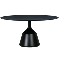 Wendelbo Coin dining table, 150 cm, black - oak black