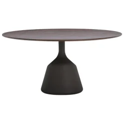 Wendelbo Coin dining table, 150 cm, brown - oak dark brown