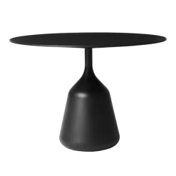 Wendelbo Coin side table, low, black - black laminate