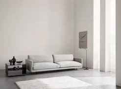 Wendelbo Expose coffee table, medium, brown glass - Emperador marble