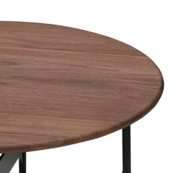 Wendelbo Floema coffee table, medium, black - walnut