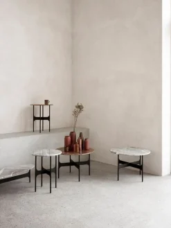 Wendelbo Floema coffee table, small, black - walnut