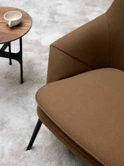 Wendelbo Floema coffee table, small, black - walnut