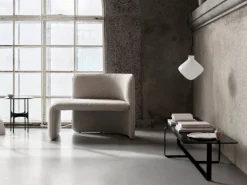 Wendelbo Floema coffee table, small, black - walnut