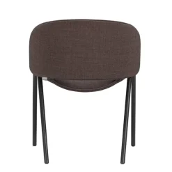 Wendelbo Folium dining chair, brown - Remix 3 356 dark brown
