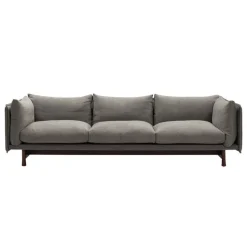 Wendelbo Kite 3-seater sofa, black stained oak - Roco 08