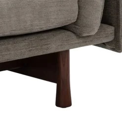 Wendelbo Kite 3-seater sofa, black stained oak - Roco 08