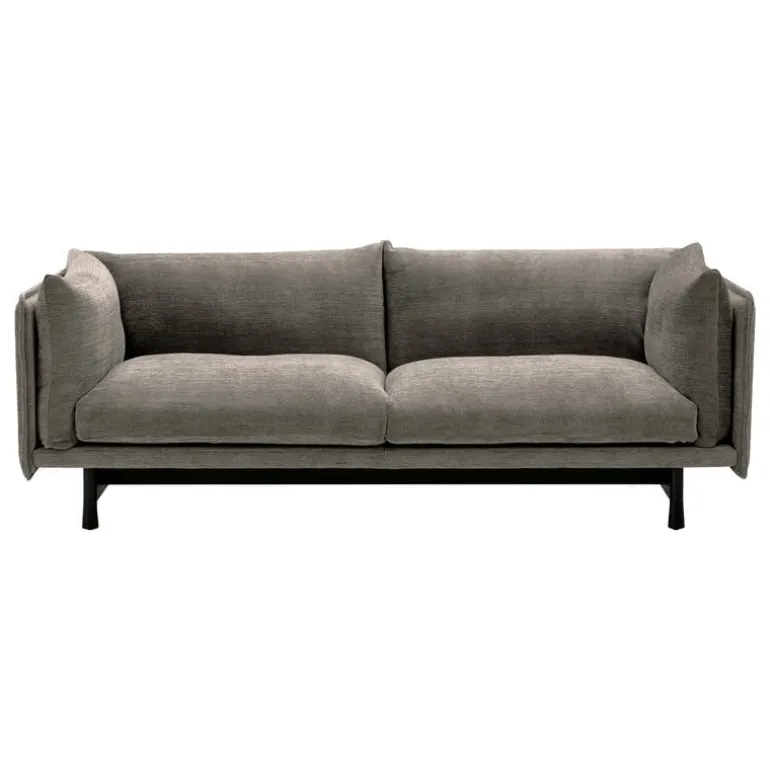 Wendelbo Kite 2-seater sofa, black stained oak - Roco 08