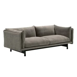 Wendelbo Kite 2-seater sofa, black stained oak - Roco 08