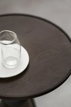 Wendelbo Mate side table, dark brown stained oak