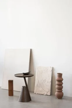 Wendelbo Mate side table, dark brown stained oak