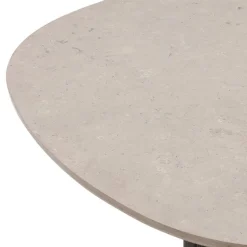 Wendelbo Ovata dining table, brown oak - Jura grey limestone