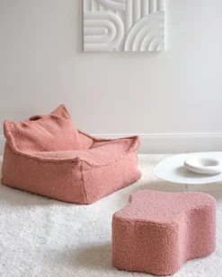 Wigiwama Beanbag chair, guava pink