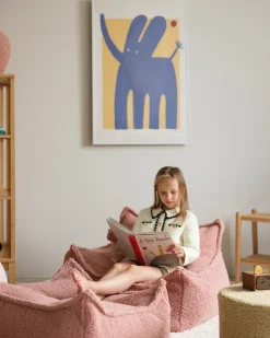 Wigiwama Beanbag chair, guava pink