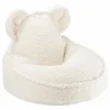 Wigiwama Bear beanbag chair, cream white