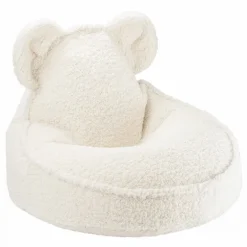 Wigiwama Bear beanbag chair, cream white