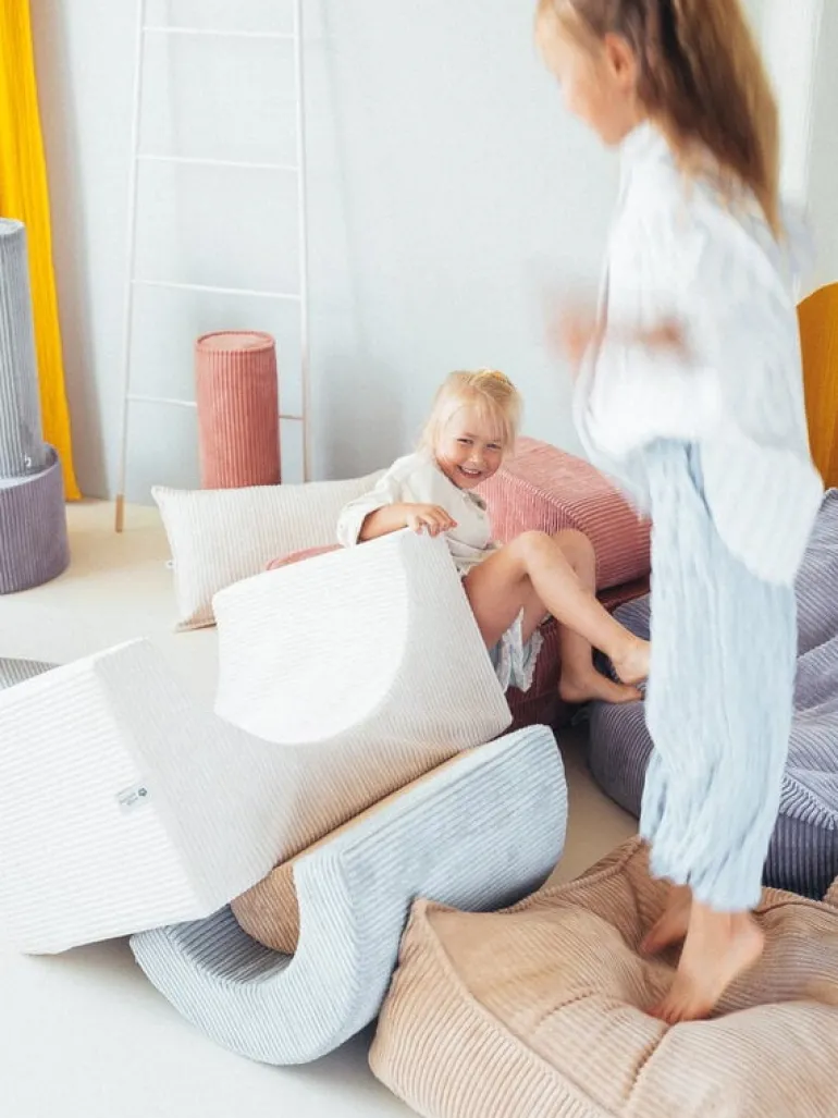 Wigiwama Square ottoman, brown sugar